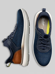 Fleet Knit Elastic Lace Sneaker
