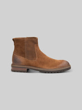 Barrett Leather Plain Toe Zip-Up Boots