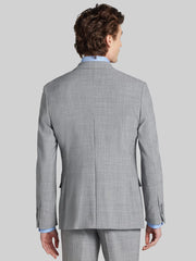 Slim Fit Plaid Suit Jacket