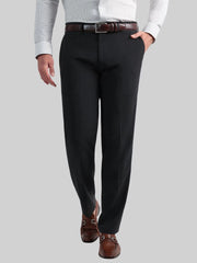 Tailored Fit Windowpane Wool Blend Premium Stretch Suit Pants