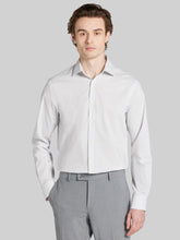 Skinny Fit Criss Cross Pattern Dress Shirt