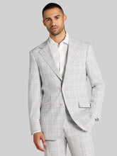 Modern Fit Plaid Suit