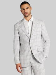 Modern Fit Plaid Suit