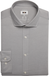 Modern Fit Performance Knit Twill Dress Shirt