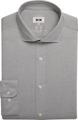 Modern Fit Performance Knit Twill Dress Shirt