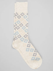 Diamond Geo Dress Socks, 1-Pair