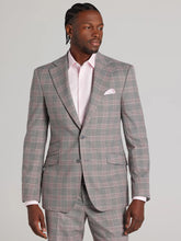 Modern Fit Plaid Suit