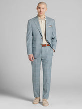 Modern Fit Plaid Suit