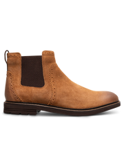 Otis II Suede Plain Toe Chelsea Boots