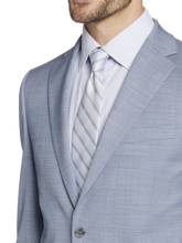 Slim Fit Wool Blend Sharkskin Suit Jacket