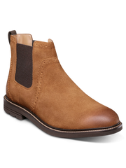 Otis II Suede Plain Toe Chelsea Boots