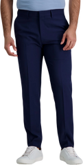 Smart Wash® Repreve® Slim Fit Flat Front Suit Pants