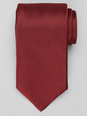 Washable Solid Satin Tie