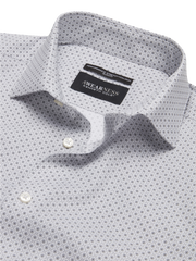 Slim Fit Ultra Performance Stretch Circle Dot Dress Shirt