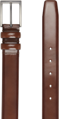 Double Loop Marbleized Leather Belt