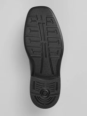Slim Fit Moc Toe Slip On Dress Shoes