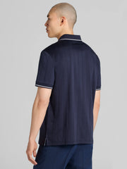 Modern Fit 100% Cotton Johnny Collar Polo