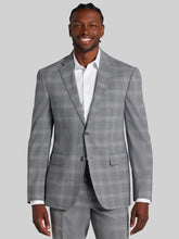 Modern Fit Plaid Suit Jacket