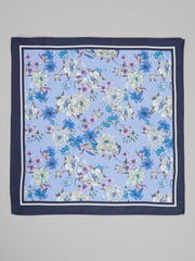 Meadow Floral Silk Pocket Square
