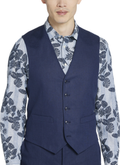 Modern Fit Linen Suit Vest