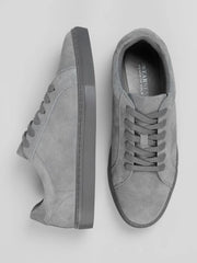 Plain Toe Suede Sneakers