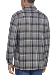 Sherpa Lined Flannel Shirt Jacket