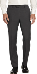 Modern Fit Premium Wool Blend Twill Suit Pants