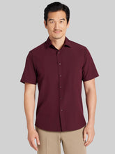CHILLFLEX Modern Fit 4-Way Stretch Short Sleeve Button Up Shirt