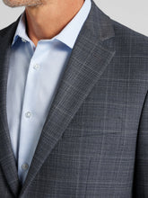 CHILLFLEX Modern Fit Windowpane Suit Jacket