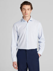 Modern Fit Four-Way Stretch Open Stripe Dress Shirt