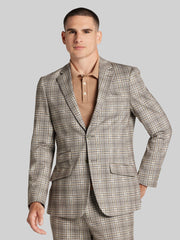 Modern Fit Plaid Suit