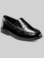 Croquet Jr. Boys Moc Toe Penny Loafers