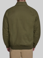 Cotton Twill Harrington Bomber Jacket