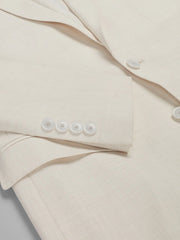 Skinny Fit Peak Lapel Suit Jacket
