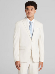 Skinny Fit Peak Lapel Suit Jacket