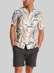 Regular Fit Short Sleeve Camp Shirt