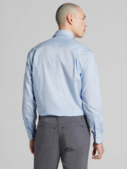 Classic Fit Small Plaid Dress Shirt