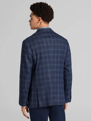 Slim Fit Plaid Sport Coat