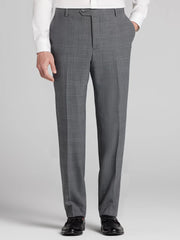 Classic Fit Plaid Suit Pants