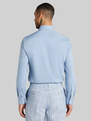 Skinny Fit Solid Dress Shirt
