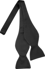Solid Silk Self-Tie Bow Tie