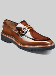 Carabello Moc Toe Metal Bit Dress Loafers