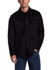 Vintage Faux Suede Overshirt