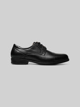 Finance Leather Cap Toe Lace-up Oxfords