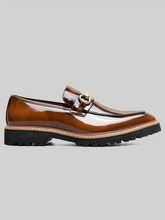 Carabello Moc Toe Metal Bit Dress Loafers