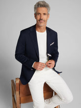 American Bespoke Modern Fit Wool Half Lined Suit Jacket