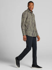 CHILLFLEX Slim Fit 4-Way Stretch Button Up Shirt
