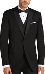 Slim Fit 100% Wool 3-Piece Tuxedo