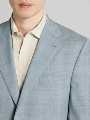 Modern Fit Plaid Suit