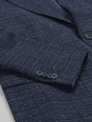Modern Fit Plaid Sport Coat